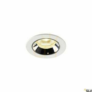 Vit och kromfärgad infälld LED-spot SLV NUMINOS XS 1005531 7 W 3000 K 40° small 0