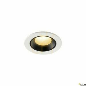 SLV NUMINOS XS infälld armatur 7W 2700K 640lm CRI90 55° vit-svart IP20/IP44 1005514 small 0