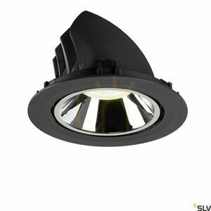 Infälld armatur SLV NUMINOS GIMBLE XL svart/krom 4000K 37,4W 1006067 small 1