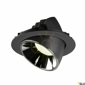 Infälld armatur SLV NUMINOS GIMBLE XL svart/krom 4000K 37,4W 1006067 small 2