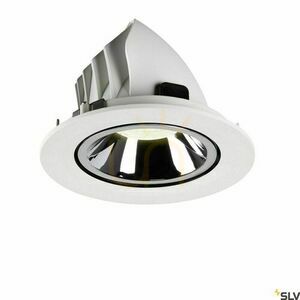 Infälld armatur SLV NUMINOS GIMBLE L vit/krom 4000K 25,4W 1006025 small 1