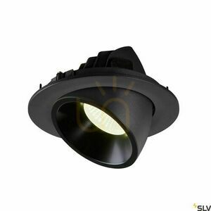 Infälld armatur SLV NUMINOS GIMBLE L svart 4000K 25,4W 1006014 small 2