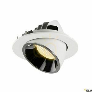 Infälld armatur SLV NUMINOS GIMBLE L vit/krom 25,4W 3000K 2200lm 1006007 small 2