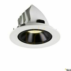 Infälld armatur SLV NUMINOS GIMBLE L vit/svart 3000K 25,4W 1006008 small 1