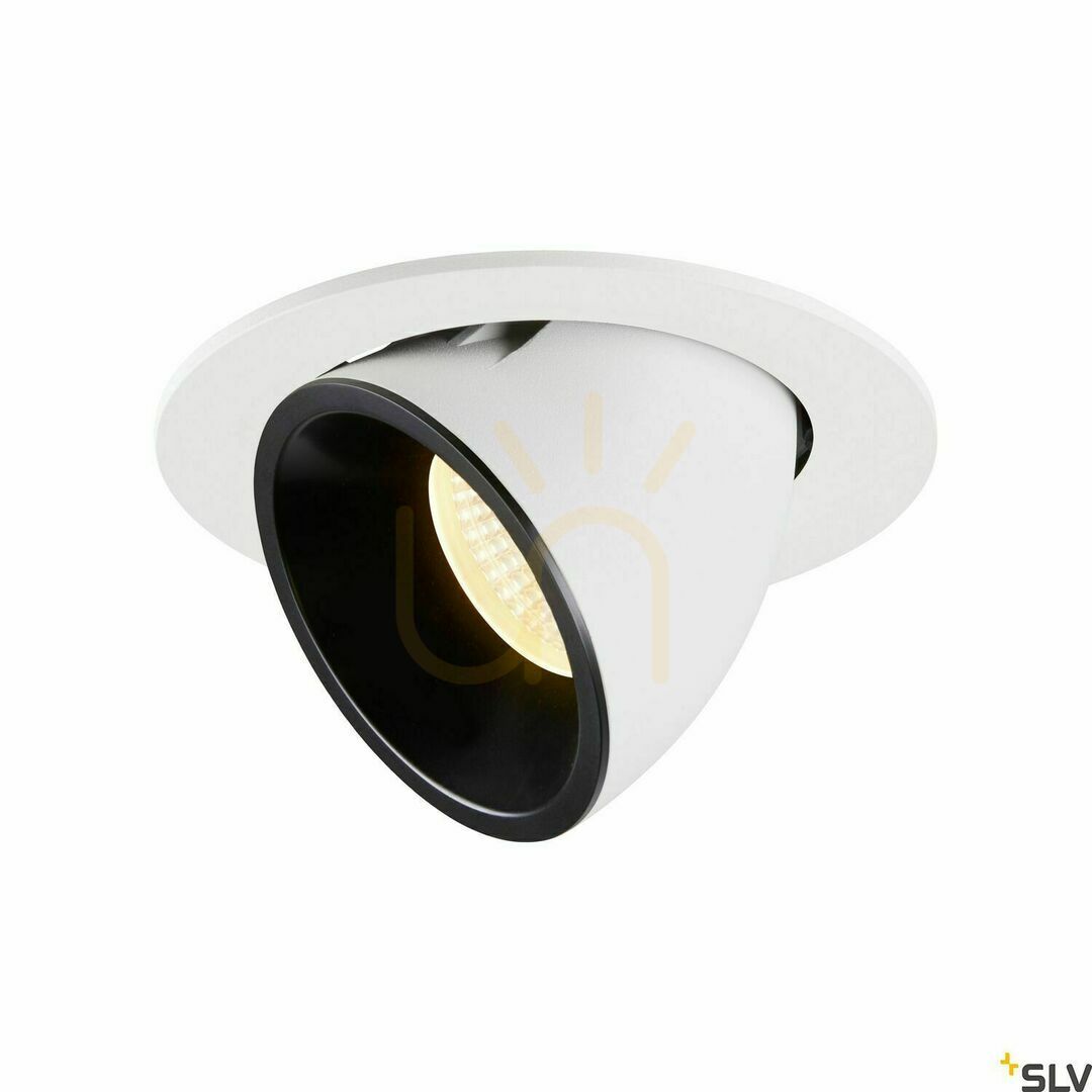 Kontrollera Infälld armatur SLV NUMINOS GIMBLE L vit/svart 3000K 25,4W 1006005 Infälld armatur SLV NUMINOS GIMBLE L vit/svart 3000K 25,4W 1006005