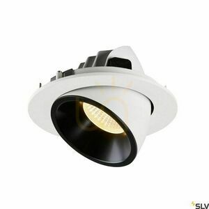 Infälld armatur SLV NUMINOS GIMBLE L vit/svart 3000K 25,4W 1006002 2 Infälld armatur SLV NUMINOS GIMBLE L vit/svart 3000K 25,4W 1006002 small 2