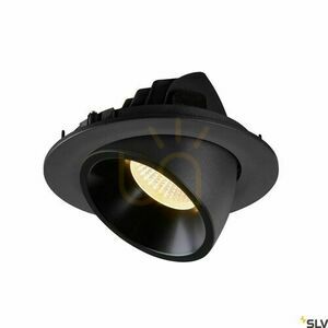 Infälld armatur SLV NUMINOS GIMBLE L svart 3000K 25,4W 1005996 small 2