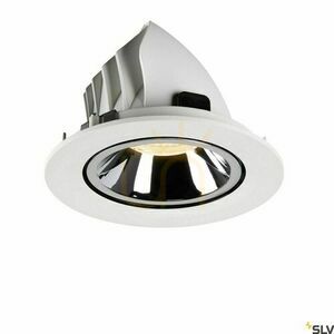 Infälld armatur SLV NUMINOS GIMBLE L vit/krom 2700K 25,4W 1005986 small 1