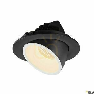 Svart-vit infälld LED-armatur SLV NUMINOS GIMBLE L 1005979 25,4 W 2250 lm 2700 K 40° small 2