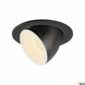 Svart-vit infälld LED-armatur SLV NUMINOS GIMBLE L 1005979 25,4 W 2250 lm 2700 K 40° small 0