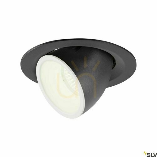 Kontrollera Infälld armatur SLV NUMINOS GIMBLE M svart/vit 17,5W 4000K 1005958