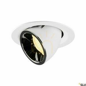 Infälld armatur SLV NUMINOS GIMBLE M vit/krom 17,5W 3000K 1005953 small 0