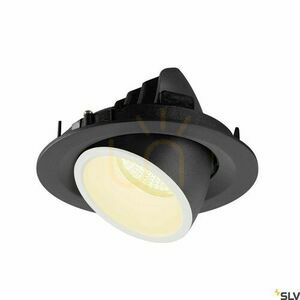 Infälld armatur SLV NUMINOS GIMBLE M 17,5W 3000K 1600lm svart/vit 1005946 small 2