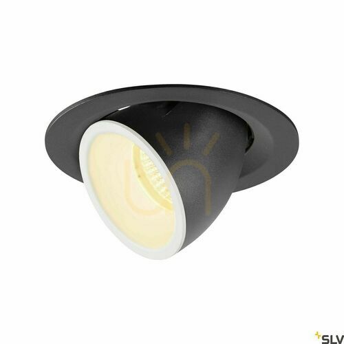 Kontrollera Infälld armatur SLV NUMINOS GIMBLE M 17,5W 3000K 1600lm svart/vit 1005946