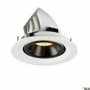 Infälld armatur SLV NUMINOS GIMBLE M vit/svart 2700K 17,5W 1005933 small 1