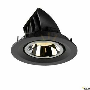 Infälld armatur SLV NUMINOS GIMBLE M svart/krom 17,5W 2700K 1005926 small 1