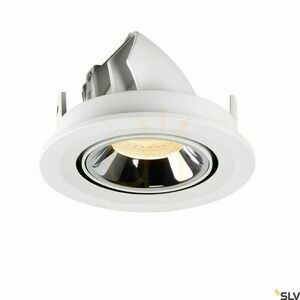 Infälld armatur SLV NUMINOS GIMBLE S vit/krom 2700K 8,6W 1005881 small 1
