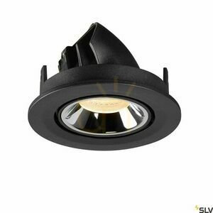 Infälld armatur SLV NUMINOS GIMBLE S svart/krom 8,6W 2700K 1005875 small 1