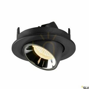 Infälld armatur SLV NUMINOS GIMBLE S svart/krom 8,6W 2700K 1005875 small 2