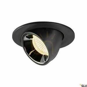 Infälld armatur SLV NUMINOS GIMBLE S svart/krom 8,6W 2700K 1005875 small 0