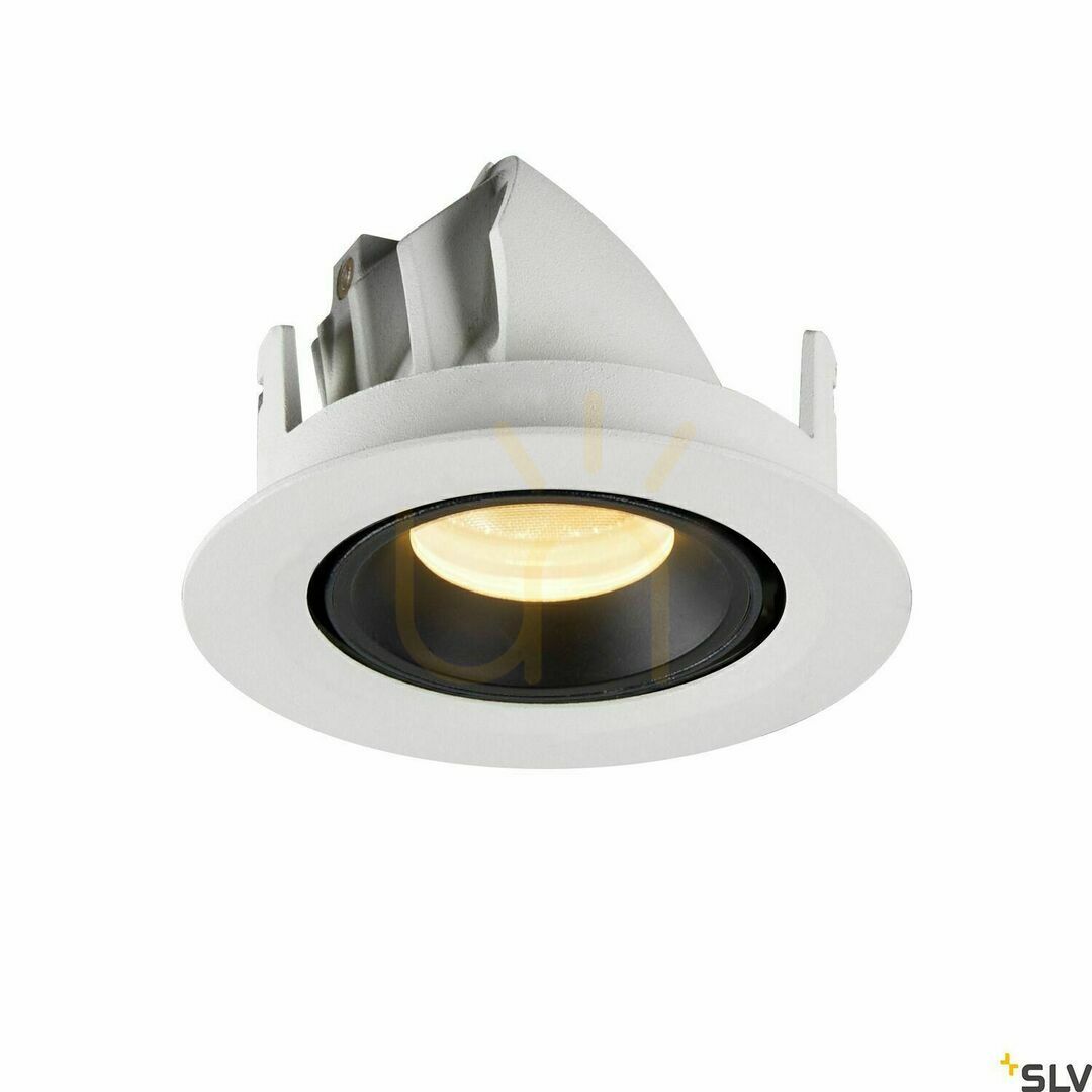 Utsikt Infälld armatur SLV NUMINOS GIMBLE XS vit/svart 7W 3000K 1005840 Infälld armatur SLV NUMINOS GIMBLE XS vit/svart 7W 3000K 1005840