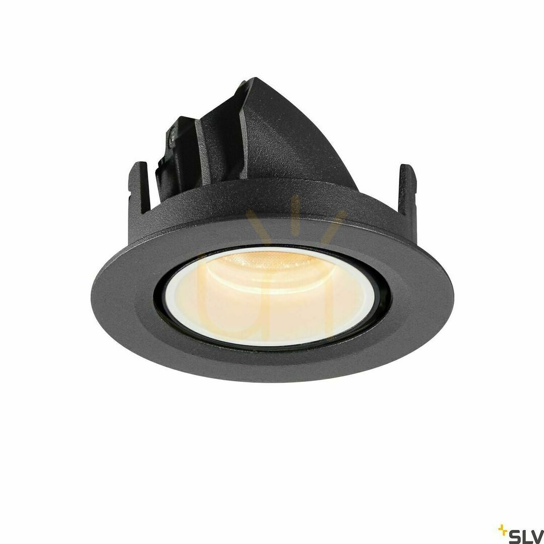 Utsikt Infälld armatur SLV NUMINOS GIMBLE XS svart/vit 7W 2700K 1005817 Infälld armatur SLV NUMINOS GIMBLE XS svart/vit 7W 2700K 1005817