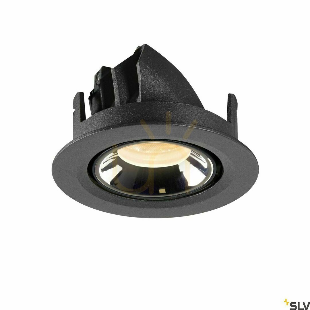 Utsikt Infälld armatur SLV NUMINOS GIMBLE XS svart/krom 7W 2700K 1005818 Infälld armatur SLV NUMINOS GIMBLE XS svart/krom 7W 2700K 1005818