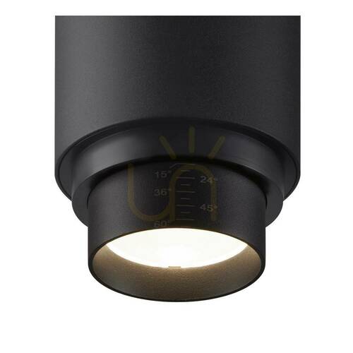 Kontrollera SLV NUMINOS ZOOM M DALI skenspotlight, svart, 20W 4000K, 3-fas 1006118