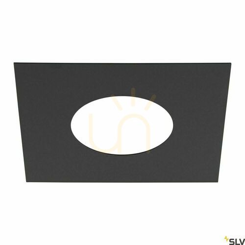 Kontrollera Infälld ram SLV NUMINOS M svart stål 24x24 cm 1006145