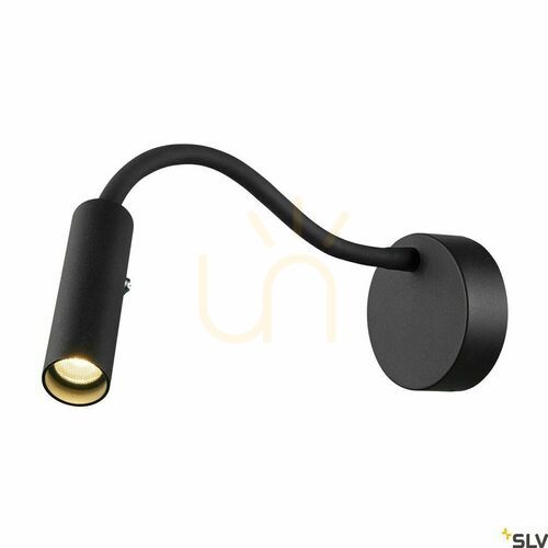 Kontrollera Vägglampa SLV KARPO GOOSE svart dimbar LED 3000K 5,8W SKU 1006162