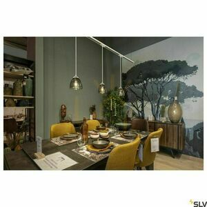Pendant Light SLV PARA CONE GL GU10 White Glass Aluminium 13.5 cm 1006160 small 4