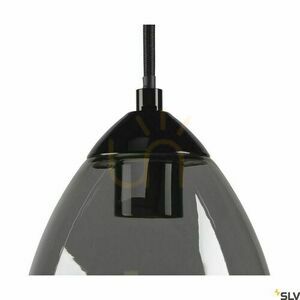 Pendellampa SLV PARA CONE GL GU10 svart glas/aluminium 13,5 cm 1006159 small 2