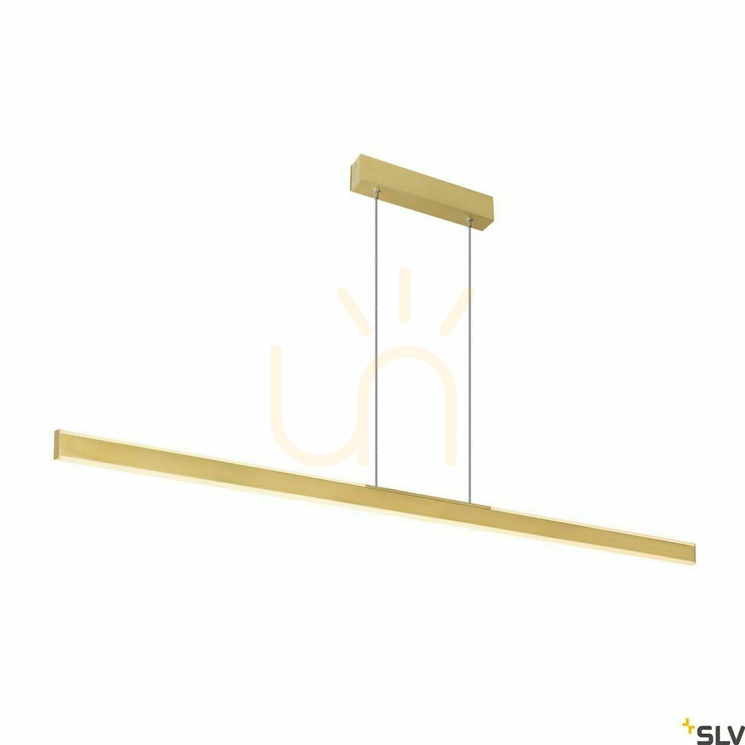 Kontrollera Pendellampa SLV ONE Linear 140 mässing 35W 1006190 Pendellampa SLV ONE Linear 140 mässing 35W 1006190