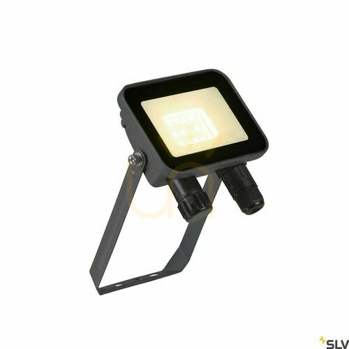 Kontrollera Utomhusvägglampa SLV FLOODI S antracit 9,3W 3000K IP65 1006191