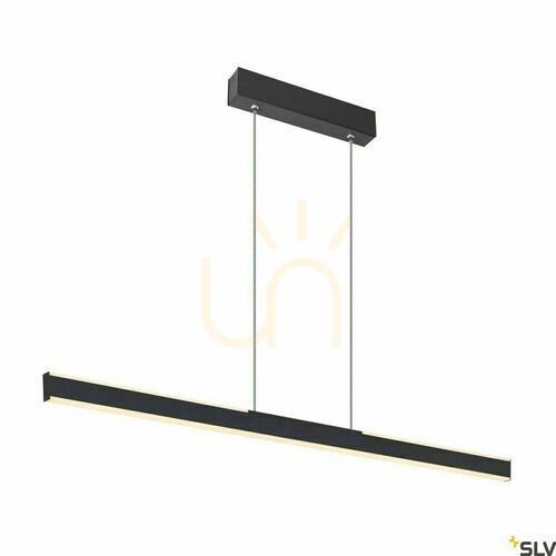 Kontrollera Pendant Light SLV ONE Linear Black 104 cm 24W 2700/3000K 1006185