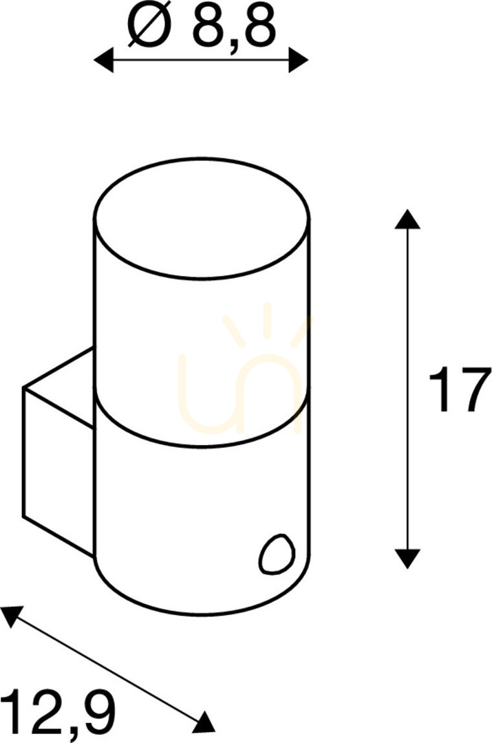 Kontrollera Vägglampa SLV GRAFIT rund sensor antracit IP44 E27 1006179 Vägglampa SLV GRAFIT rund sensor antracit IP44 E27 1006179