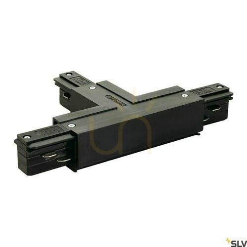 Kontrollera T-koppling med strömmatning SLV EUTRAC 3-fas svart 145630