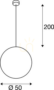 Pendellampa SLV ROTOBALL 50 vit 165400 small 4