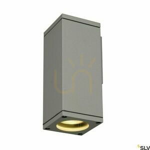 Utomhusvägglampa SLV THEO WALL grå aluminium glas IP44 35W 229524 small 4