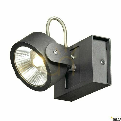 Kontrollera Utanpåliggande lampa SLV KALU svart LED 17W 3000K 1000127