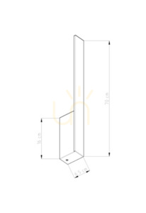 Vägglampa LAHTI M vit 4000K Thoro 6 Vägglampa LAHTI M vit 4000K Thoro small 6