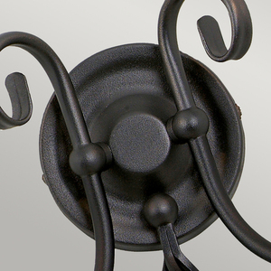 Artisan 2-ljus vägglampa - svart Elstead small 1