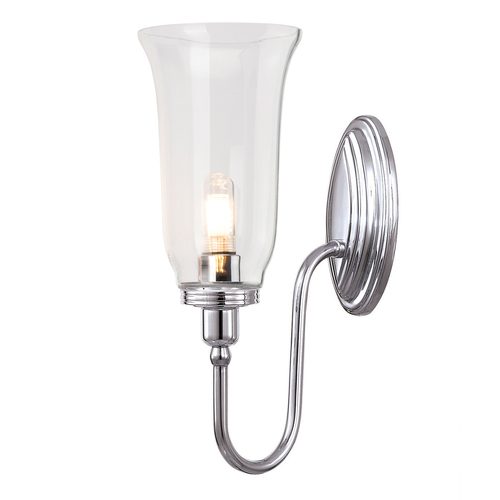 Kontrollera Blake 1 ljus - Polerad krom Elstead