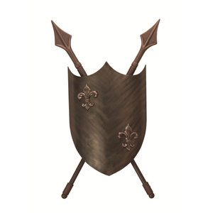 Crusader 2-ljus vägglampa Elstead small 0