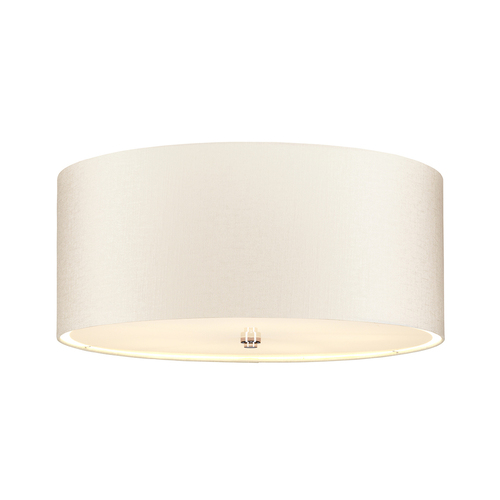 Kontrollera Fletcher 22 plafond med polerad kromfinish Elstead