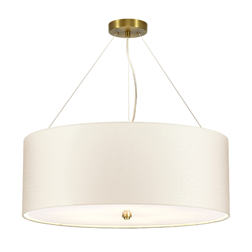 Kontrollera Pearce 26" taklampa med takpanna i åldrad mässing Elstead