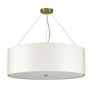 Pearce 30" taklampa med takpanna i åldrad mässing Elstead small 1