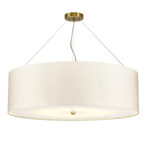 Kontrollera Pearce 34" taklampa med takpanna i åldrad mässing Elstead