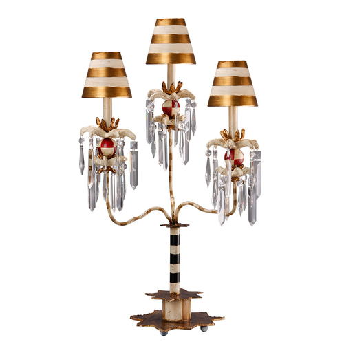 Kontrollera Birdland 3-armad bordslampa Elstead