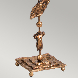 Fragment 1 ljus golvlampa - guld Elstead small 4